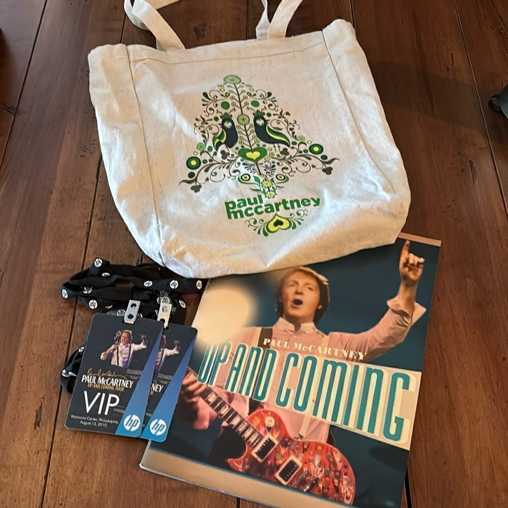 Paul McCartney Up and Coming Tour Concert Program / Bag